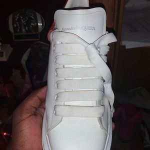 They are white and red Alexander McQueens